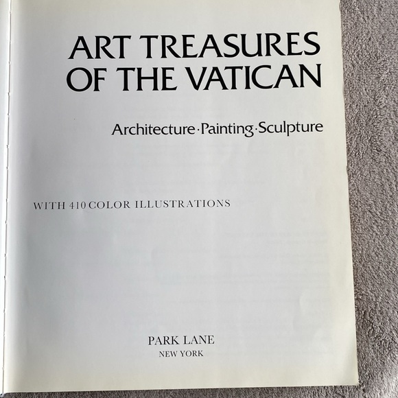 Vintage Art Treasures of the Vatican; Architecture, Painting, Sculpture Vtg 1974 - Picture 7 of 11